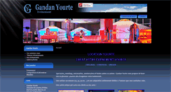 Desktop Screenshot of gandan-yourte-evenement.fr